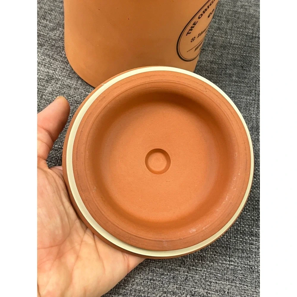 Henry Watson Pottery Original Suffolk Tea Canister Terracotta Made England New